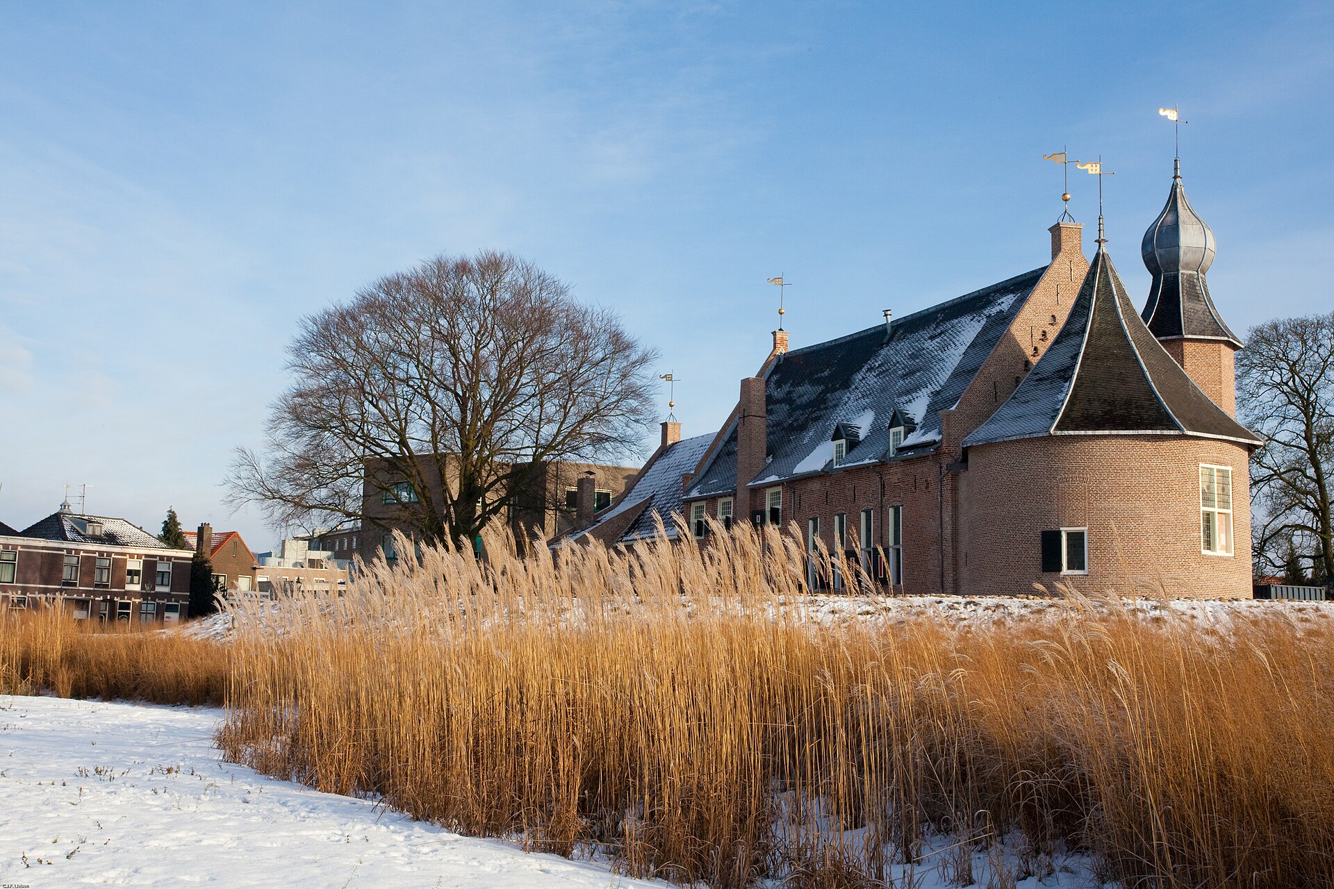 Kasteel Coevorden in het centrum van Coevorden