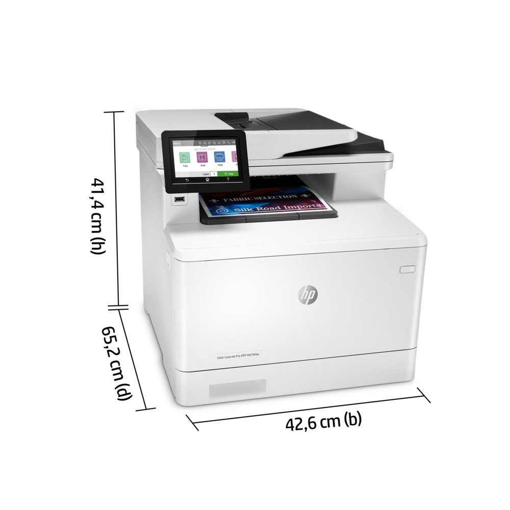 HP Color LaserJet Pro MFP M479fnw, Printen, kopiëren, scannen, fax, e-mail, Scannen naar e-mail/pdf; ADF voor 50 vel ongekruld – 15