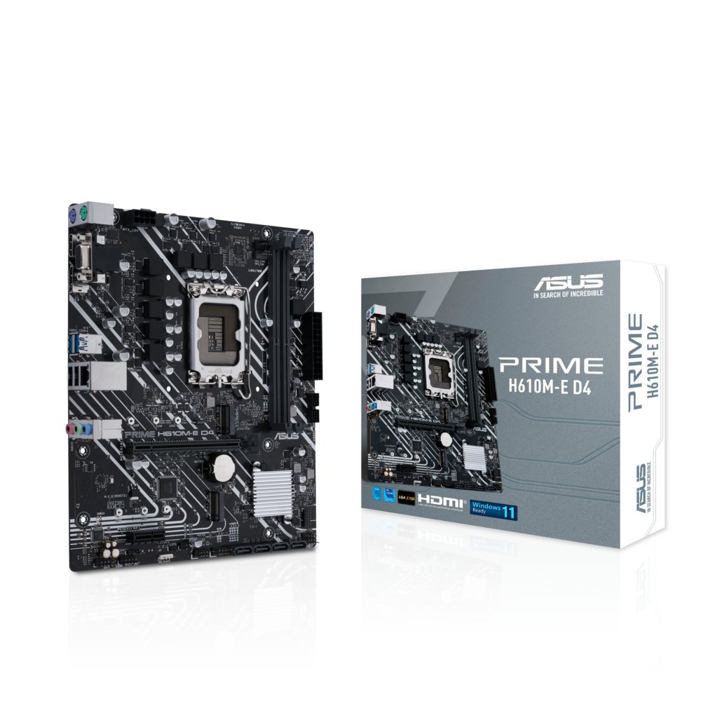 ASUS PRIME H610M-E D4 Intel H610 LGA 1700 micro ATX – 1