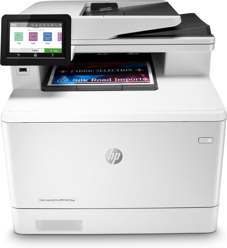 HP Color LaserJet Pro MFP M479fnw, Printen, kopiëren, scannen, fax, e-mail, Scannen naar e-mail/pdf; ADF voor 50 vel ongekruld – 0