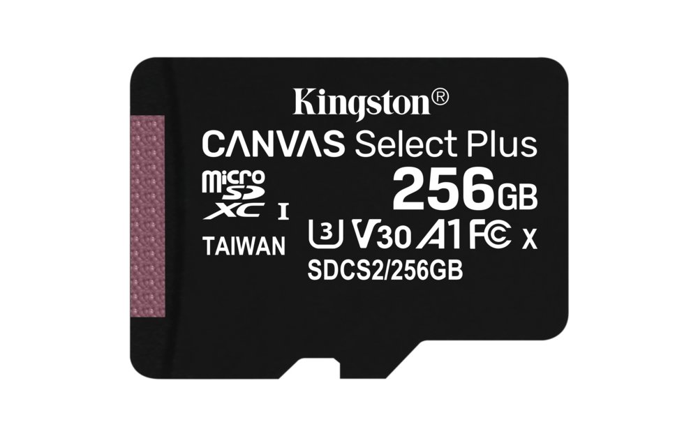 Kingston Technology Canvas Select Plus 256 GB MicroSDXC UHS-I Klasse 10 – 0