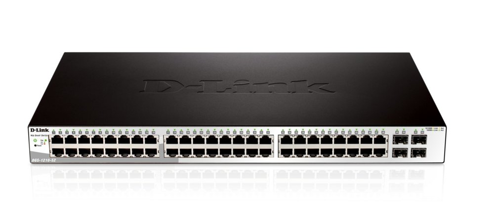 D-Link DGS-1210-52 netwerk-switch Managed L2 Gigabit Ethernet (10/100/1000) 1U Zwart – 0