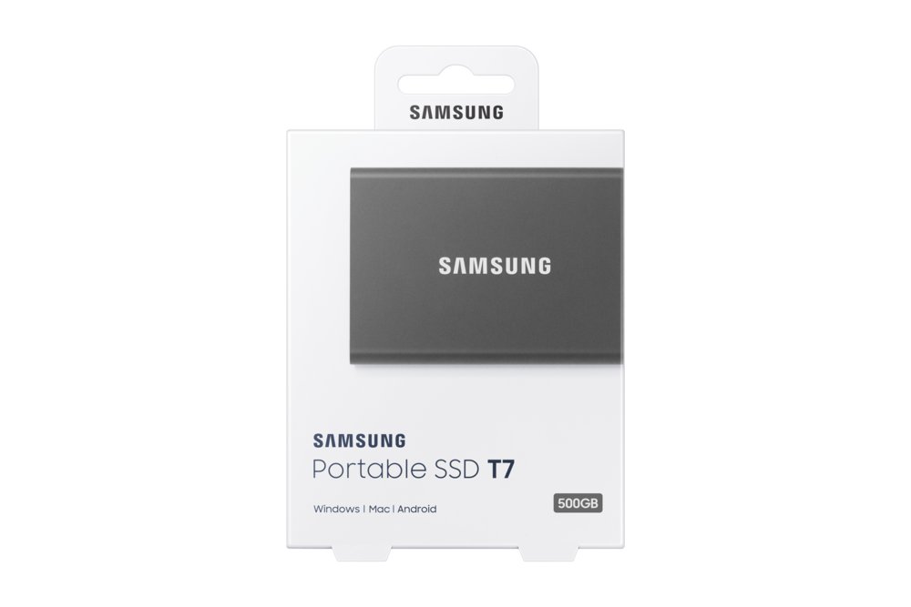 Samsung Portable SSD T7 500 GB Grijs – 7