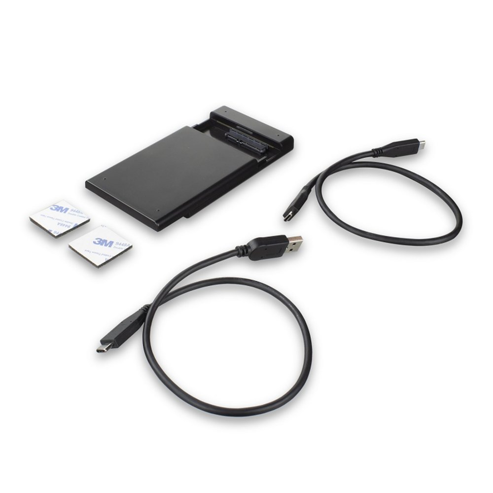 Ewent EW7072 behuizing voor opslagstations HDD-/SSD-behuizing Zwart 2.5″ – 3