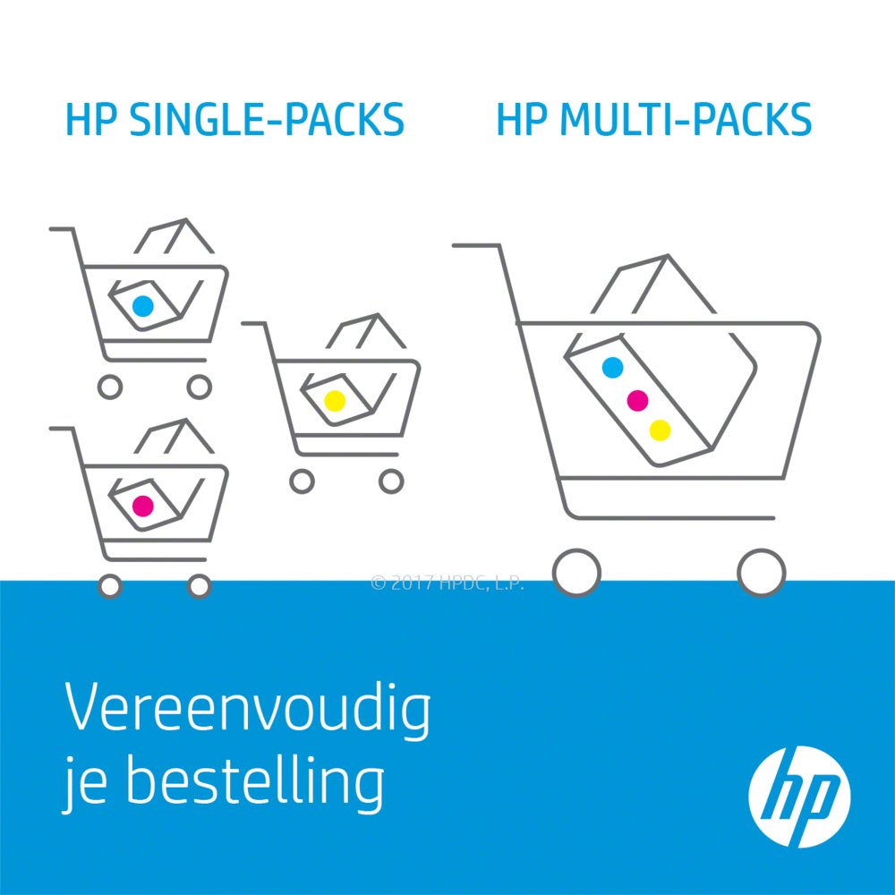 HP INK 302 Origineel Cyaan, Magenta, Geel 1 stuk(s) – 2