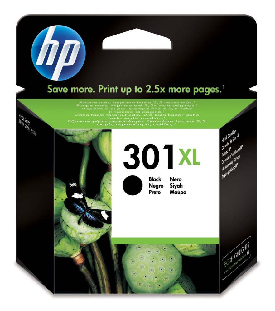 Inkt HP 301XL originele high-capacity zwarte inktcartridge – 0
