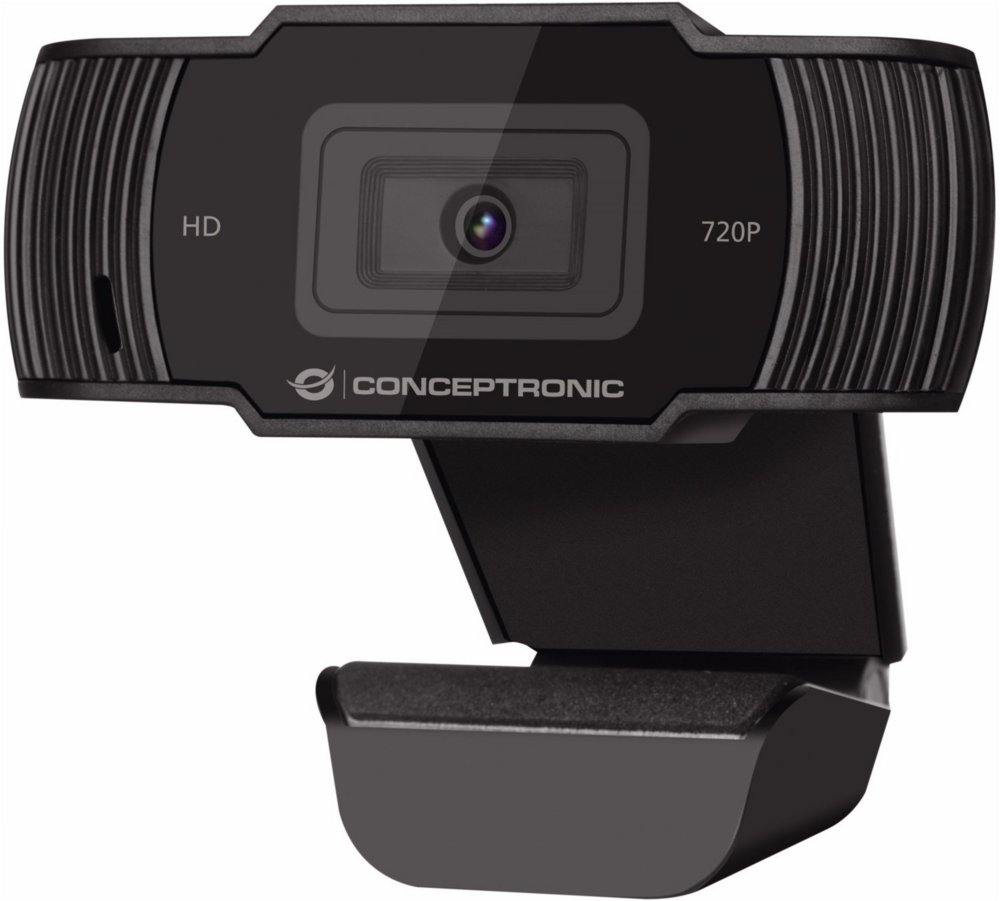 Conceptronic AMDIS 720P HD webcam 1280 x 720 Pixels USB 2.0 Zwart – 0