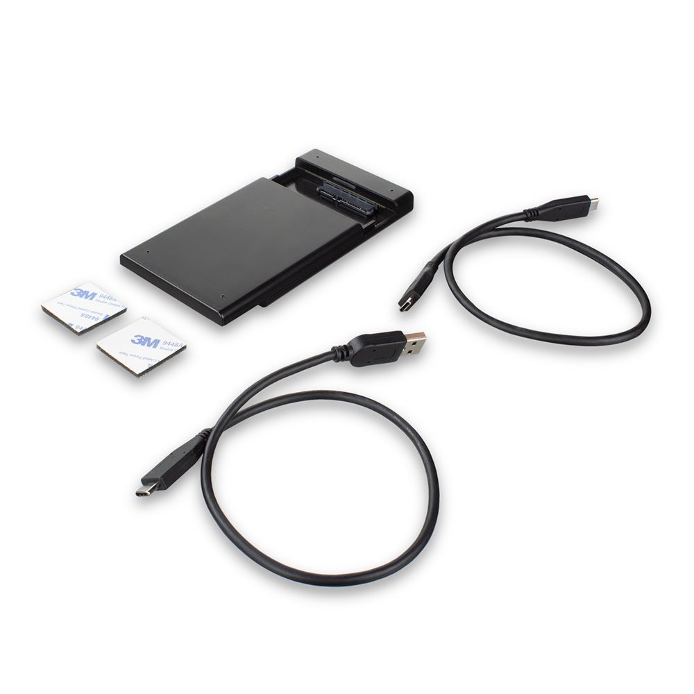 Ewent EW7072 behuizing voor opslagstations HDD-/SSD-behuizing Zwart 2.5″ – 6
