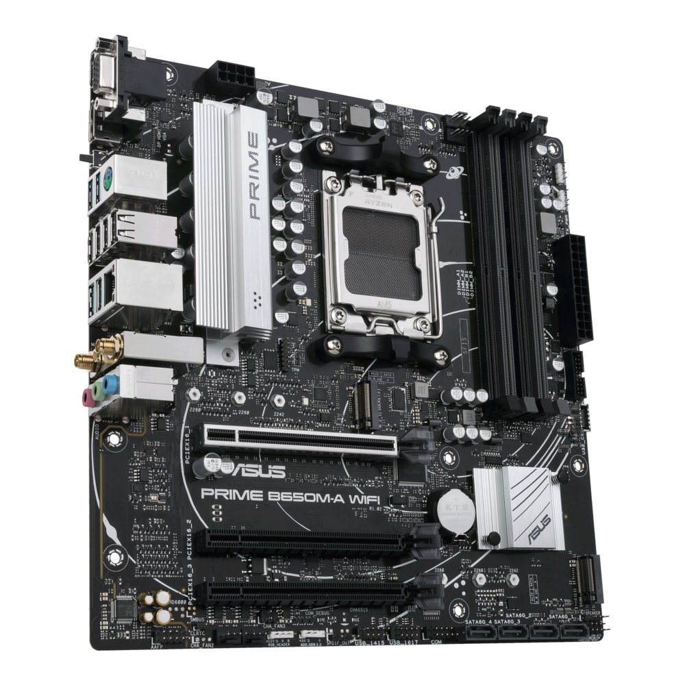 ASUS PRIME B650M-A WIFI AMD B650 Socket AM5 micro ATX – 2