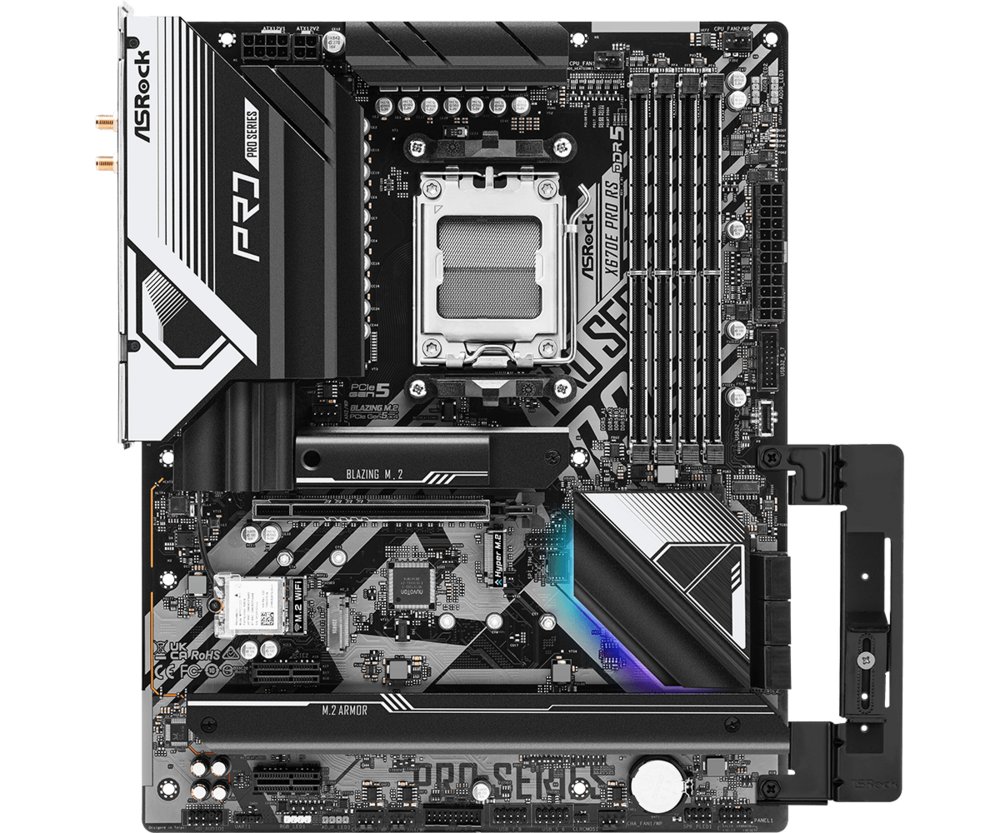 Asrock X670E Pro RS AMD X670 Socket AM5 ATX – 1