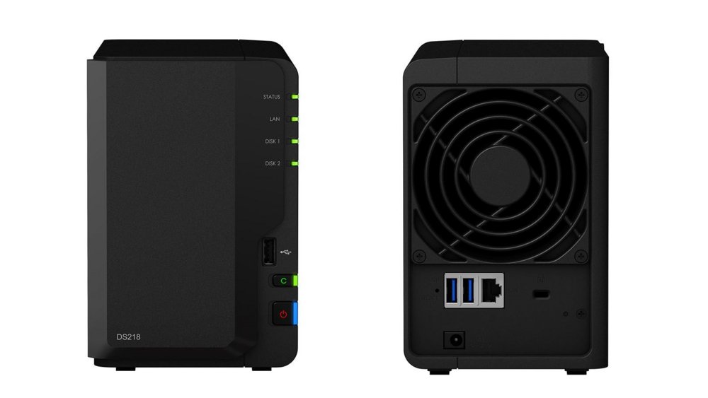 Synology DiskStation DS218 data-opslag-server NAS Desktop Ethernet LAN Zwart RTD1296 – 0