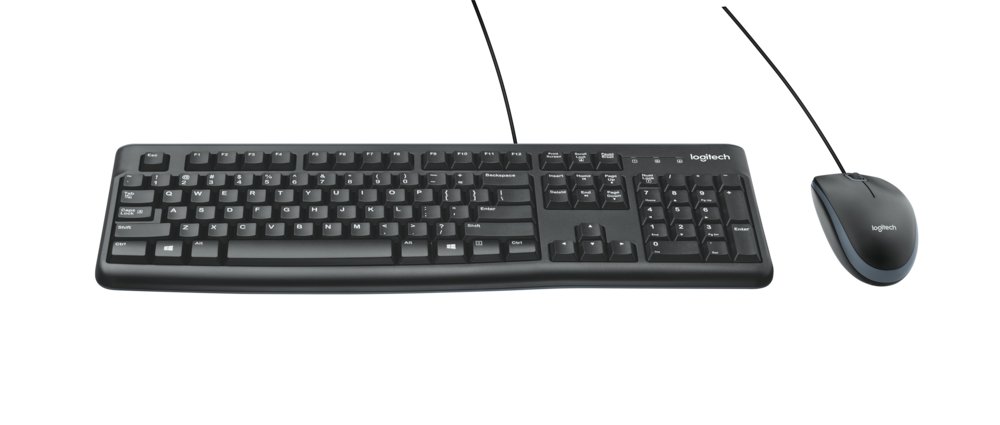 Logitech Desktop MK120 toetsenbord USB QWERTY US International Zwart – 3