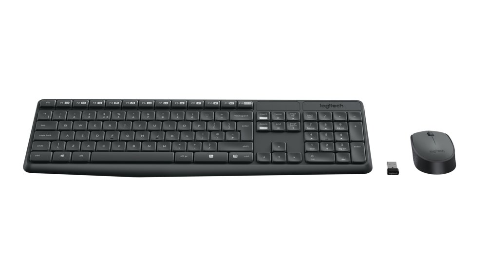Logitech MK235 toetsenbord RF Draadloos QWERTY US International Grijs – 3