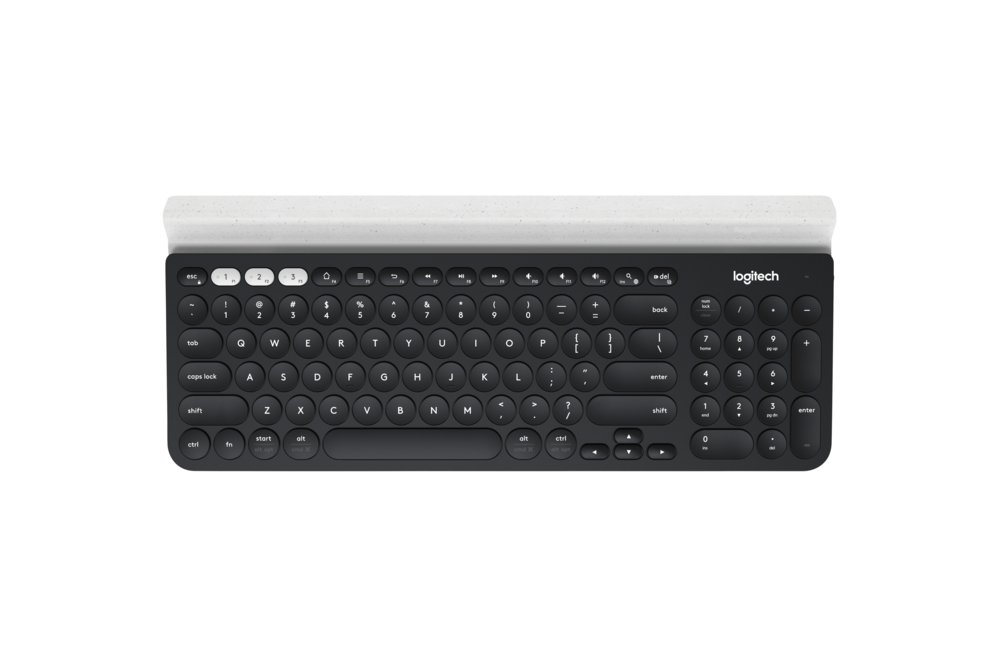 Logitech K780 toetsenbord RF-draadloos + Bluetooth QWERTY US International Zwart, Wit – 0