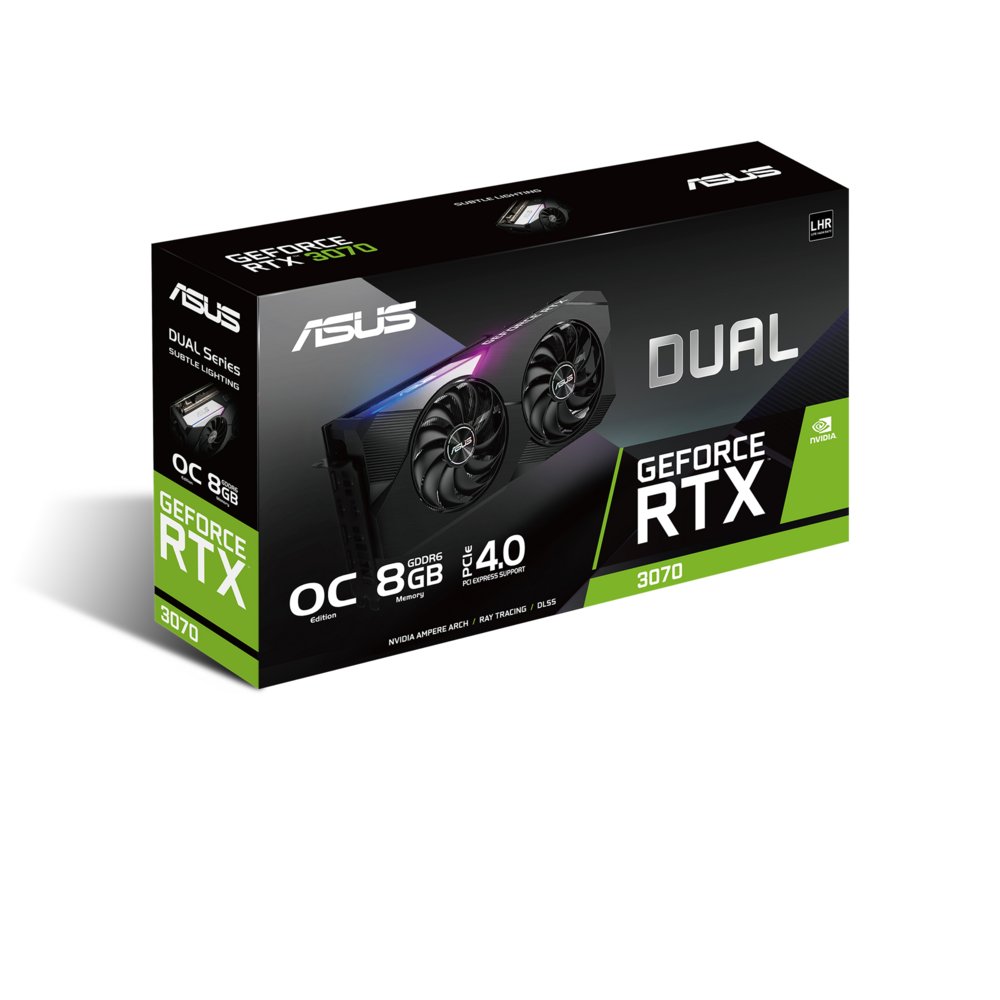 ASUS Dual -RTX3070-O8G-V2 NVIDIA GeForce RTX 3070 8 GB GDDR6 – 6