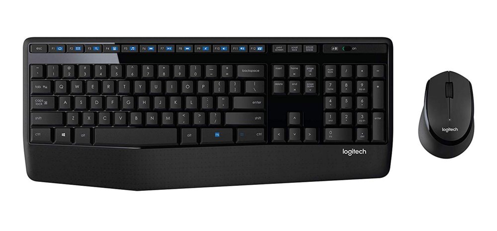Logitech MK345 Combo toetsenbord RF Draadloos QWERTY US International Zwart – 0