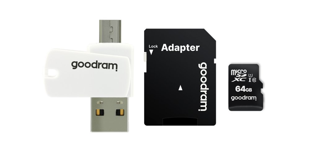 Goodram M1A4 All in One 64 GB MicroSDXC UHS-I Klasse 10 – 0