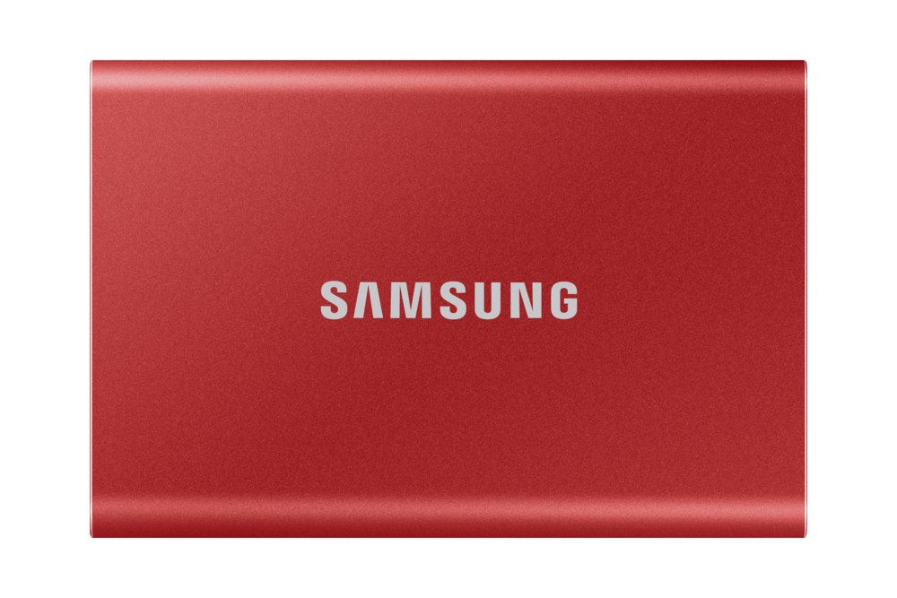 Samsung Portable SSD T7 1000 GB Rood – 0