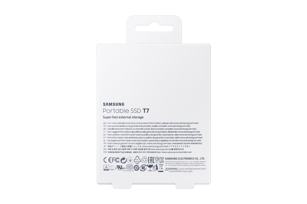 Samsung Portable SSD T7 500 GB Blauw – 8