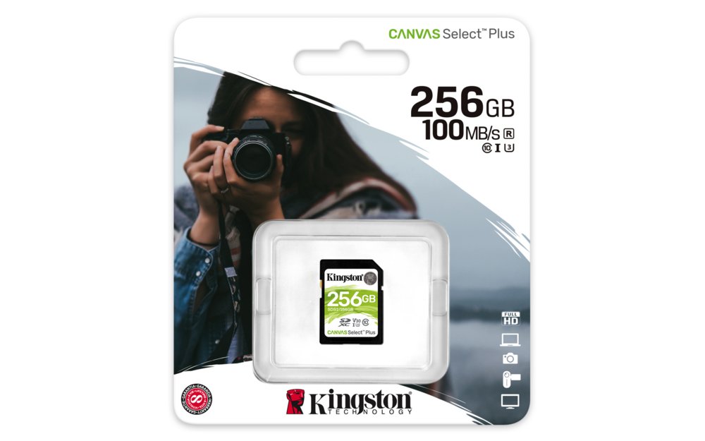 Kingston Technology Canvas Select Plus 256 GB SDXC UHS-I Klasse 10 – 2