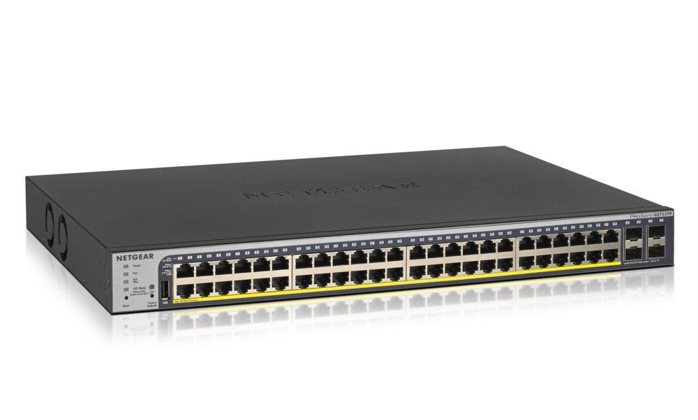 NETGEAR GS752TP Managed L2/L3/L4 Gigabit Ethernet (10/100/1000) Power over Ethernet (PoE) 1U Zwart – 0