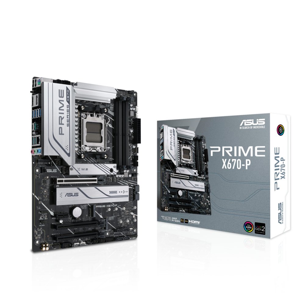 ASUS PRIME X670-P AMD X670 Socket AM5 ATX – 0