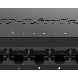 D-Link DGS-105GL/E netwerk-switch Unmanaged Gigabit Ethernet (10/100/1000) Zwart - Afbeelding 1