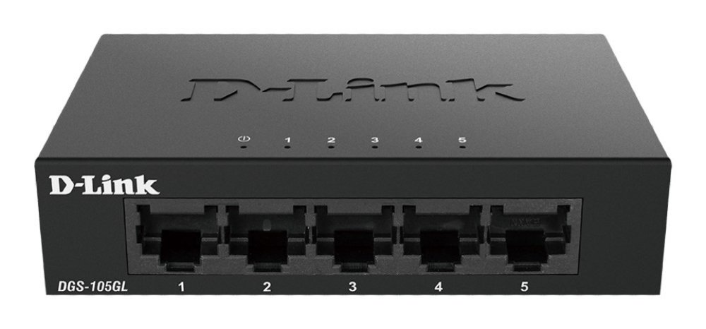 D-Link DGS-105GL/E netwerk-switch Unmanaged Gigabit Ethernet (10/100/1000) Zwart – 0