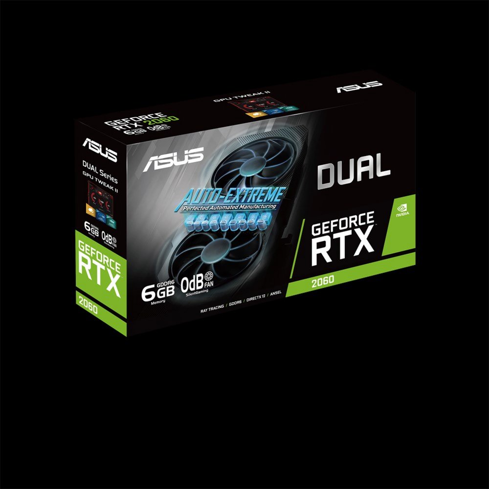 ASUS Dual -RTX2060-6G-EVO NVIDIA GeForce RTX 2060 6 GB GDDR6 – 1