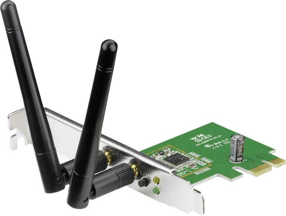 Asus PCE-N15 WiFi LAN PCI-Express-Adapter 300 Mbit/s – 0