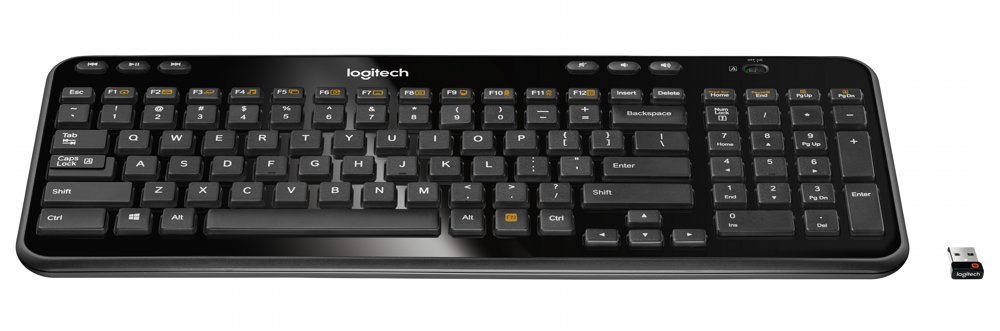 Logitech K360 toetsenbord RF Draadloos QWERTY Nederlands Zwart – 0
