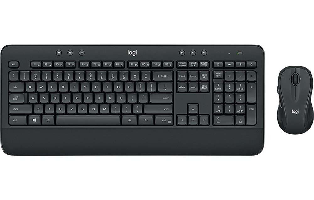 Logitech Advanced MK545 toetsenbord Inclusief muis RF Draadloos QWERTY US International Zwart – 0