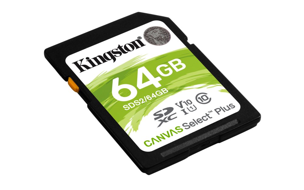 Kingston Technology Canvas Select Plus 64 GB SDXC UHS-I Klasse 10 – 1