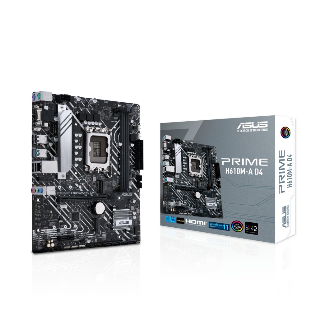 ASUS PRIME H610M-A D4 Intel H610 LGA 1700 micro ATX – 2
