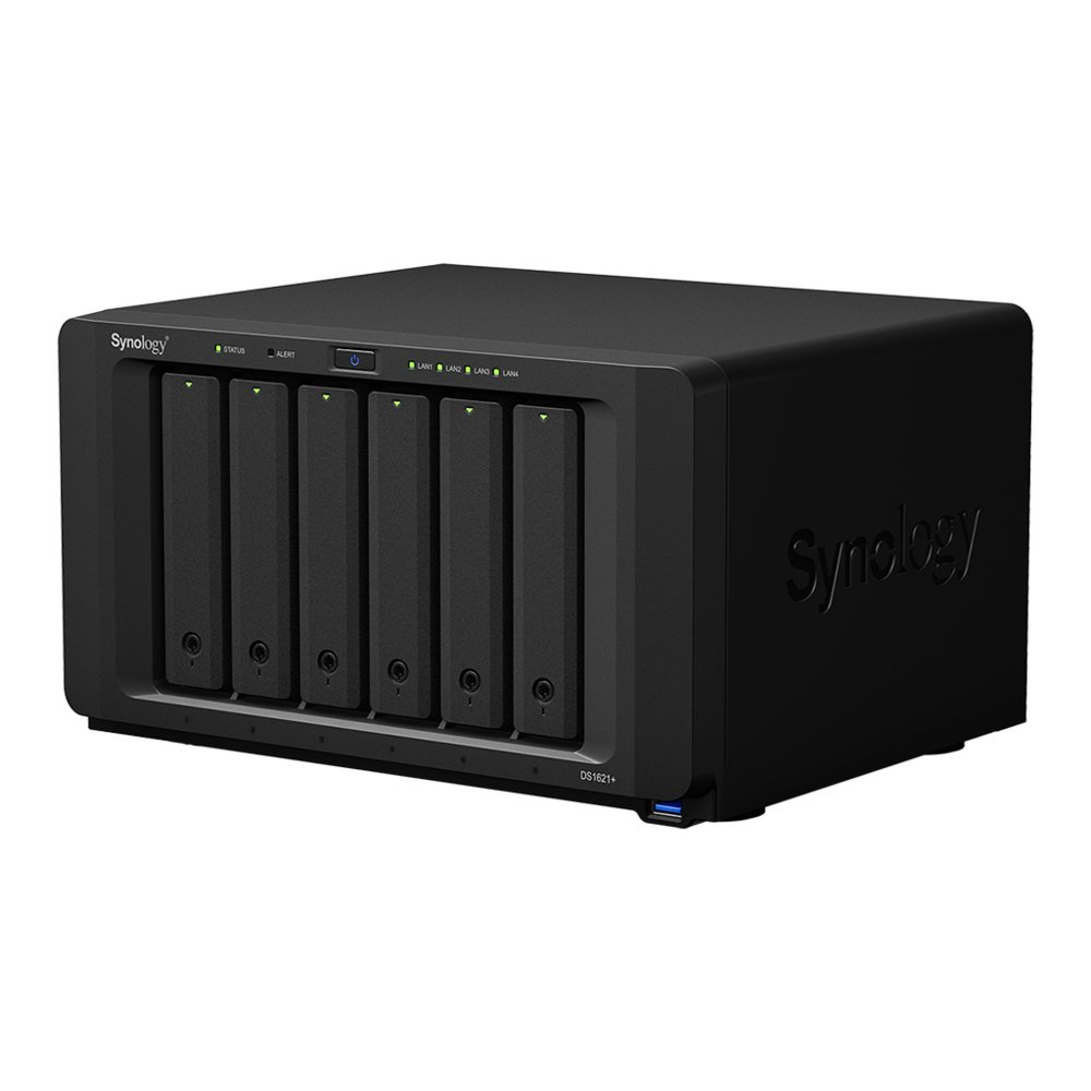 Synology DiskStation DS1621+ data-opslag-server NAS Desktop Ethernet LAN Zwart V1500B – 1