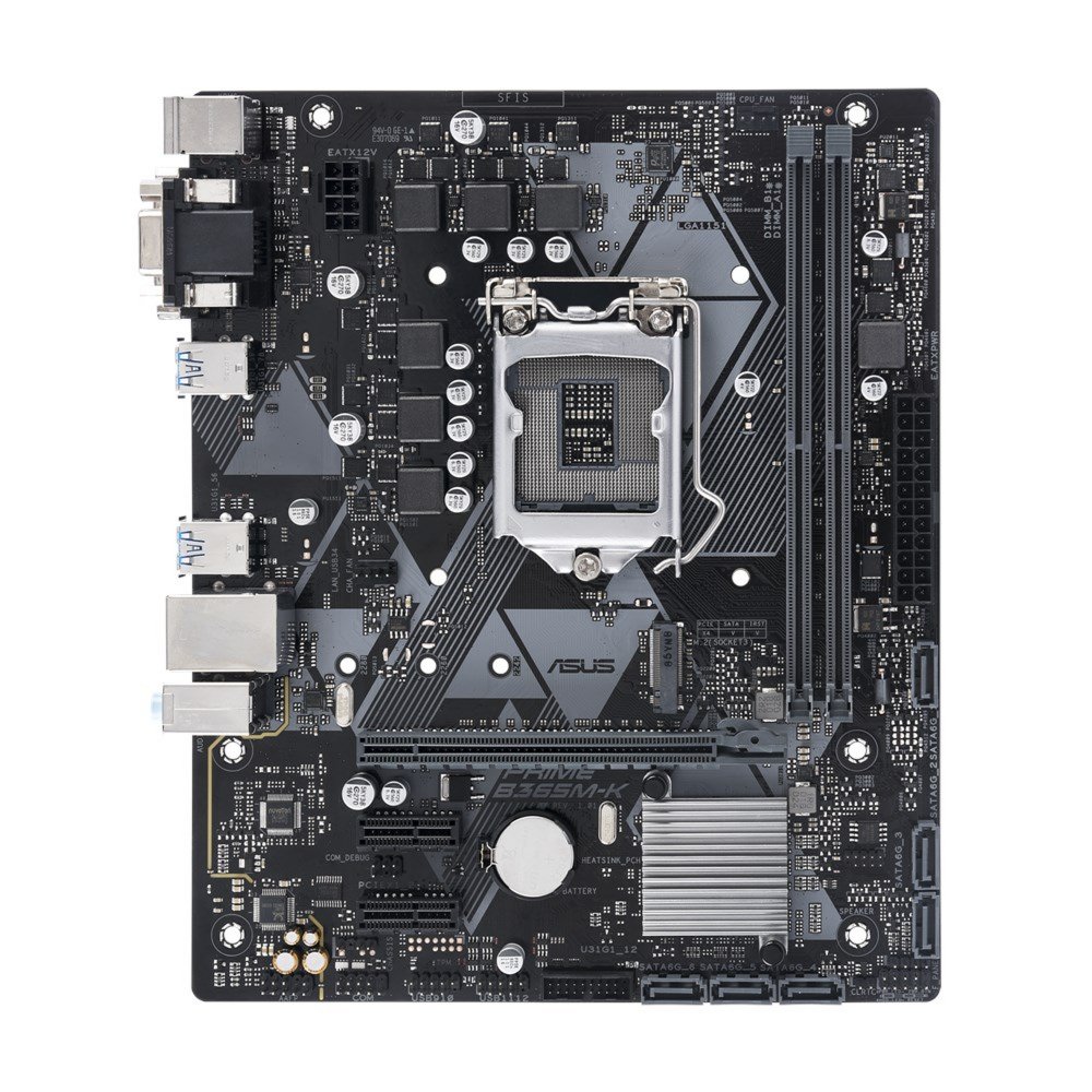 ASUS Prime B365M-K Intel B365 LGA 1151 (Socket H4) micro ATX – 1