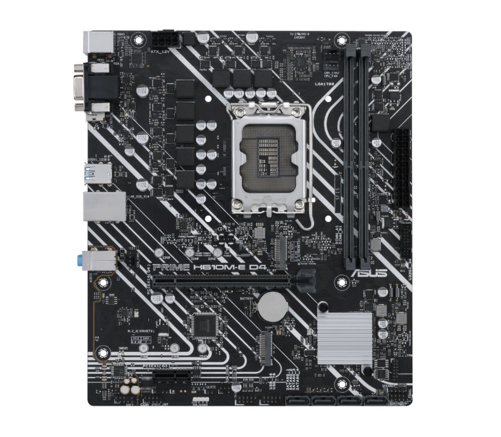 ASUS PRIME H610M-E D4 Intel H610 LGA 1700 micro ATX – 0