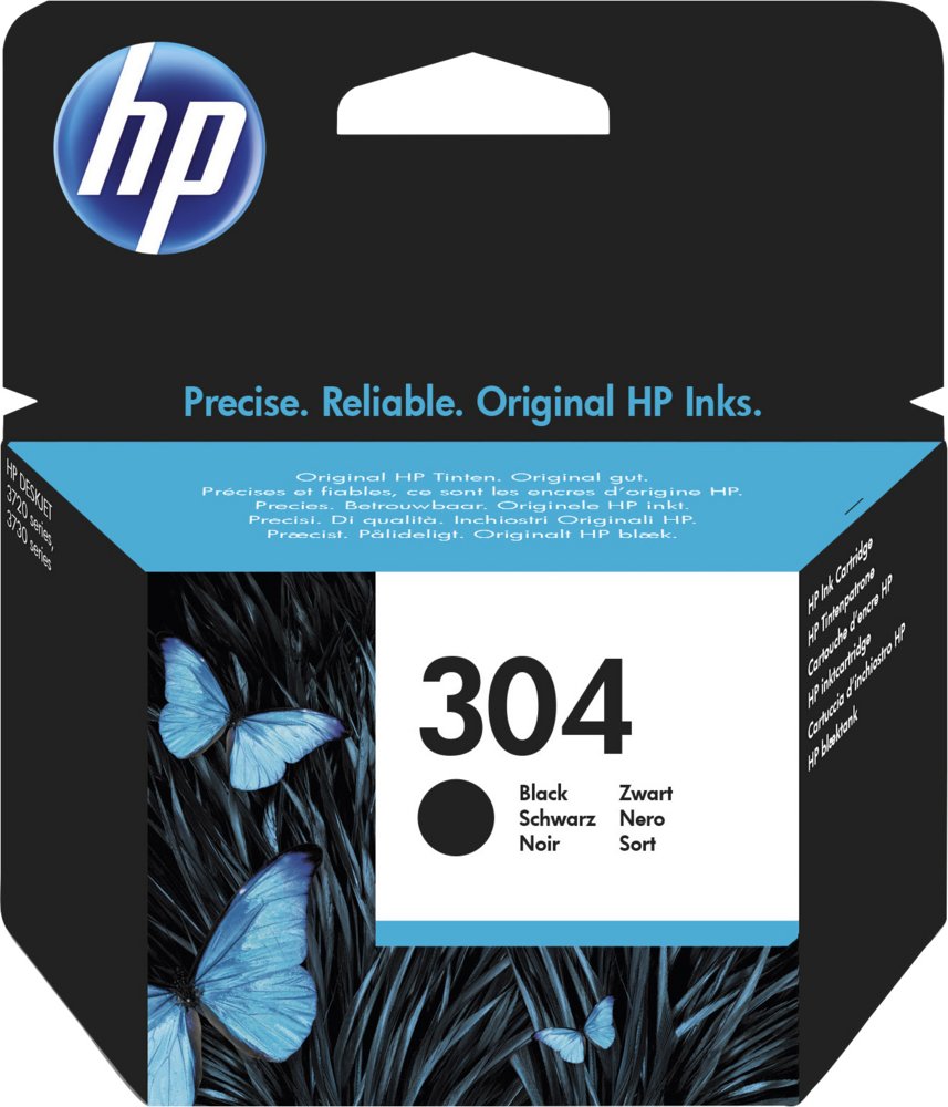 HP 304 originele zwarte inktcartridge – 0