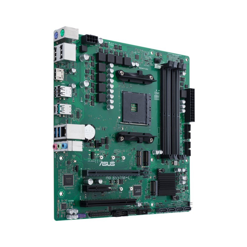 ASUS PRO B550M-C/CSM AMD B550 Socket AM4 micro ATX – 1