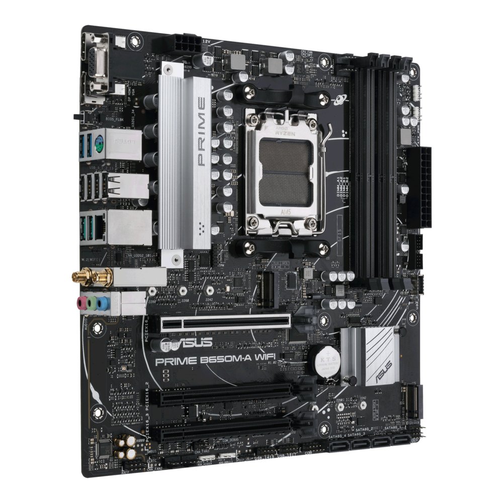 ASUS PRIME B650M-A WIFI AMD B650 Socket AM5 micro ATX – 1
