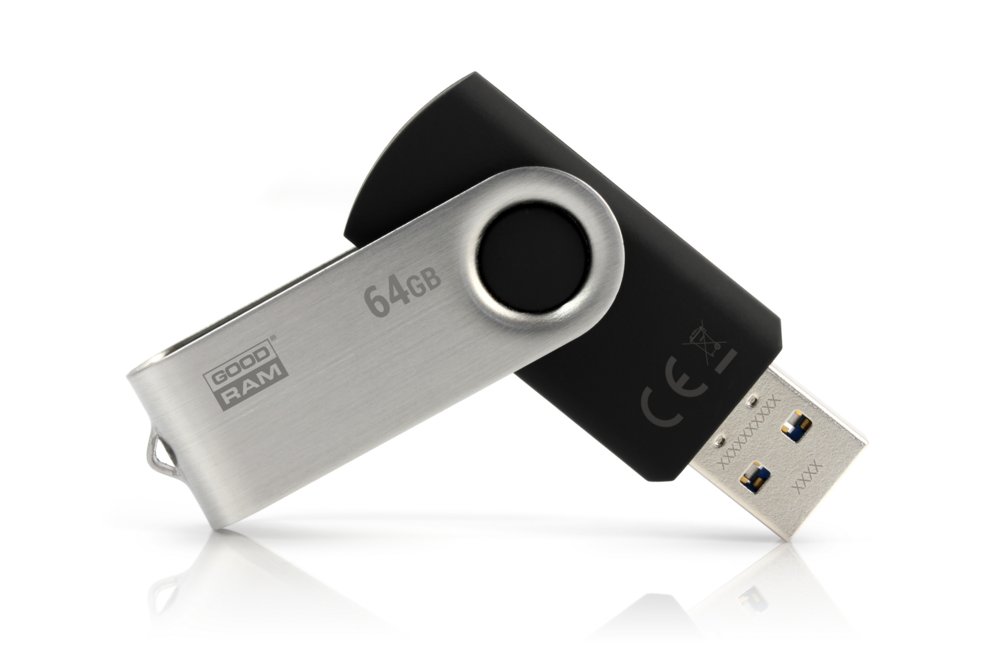Goodram UTS3 USB flash drive 64 GB USB Type-A 3.2 Gen 1 (3.1 Gen 1) Zwart – 0