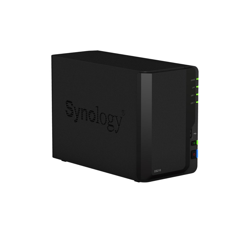 Synology DiskStation DS218 data-opslag-server NAS Desktop Ethernet LAN Zwart RTD1296 – 6