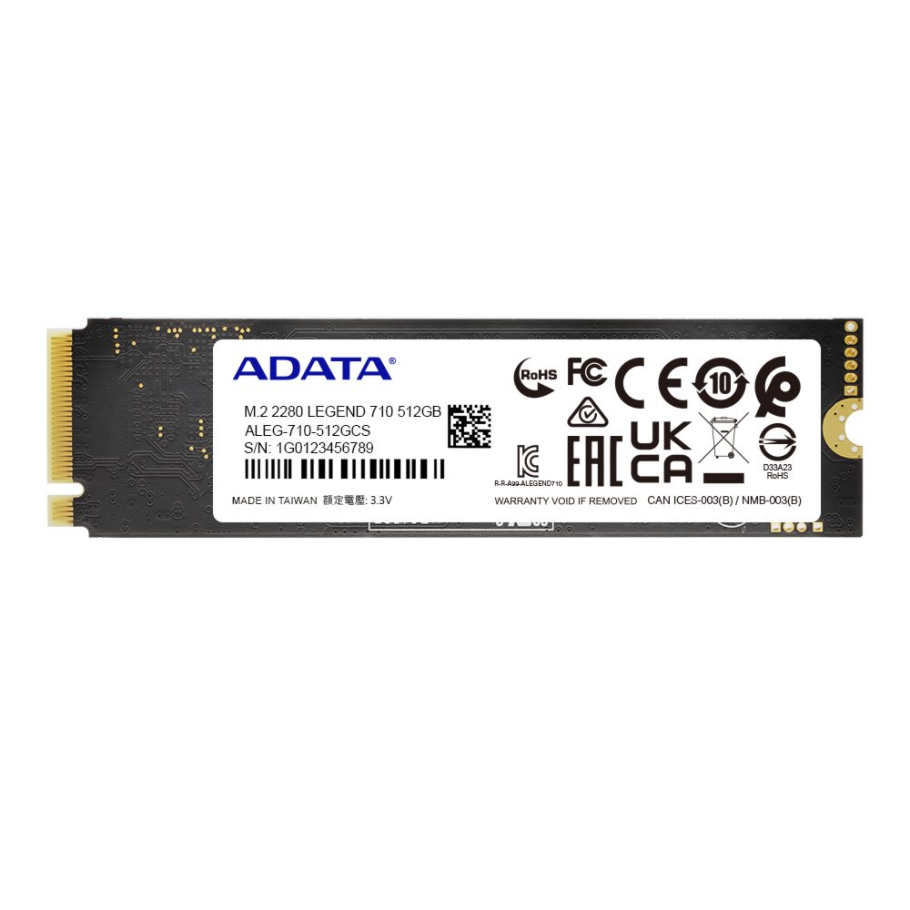 ADATA LEGEND 710 M.2 512 GB PCI Express 3.0 3D NAND NVMe – 6