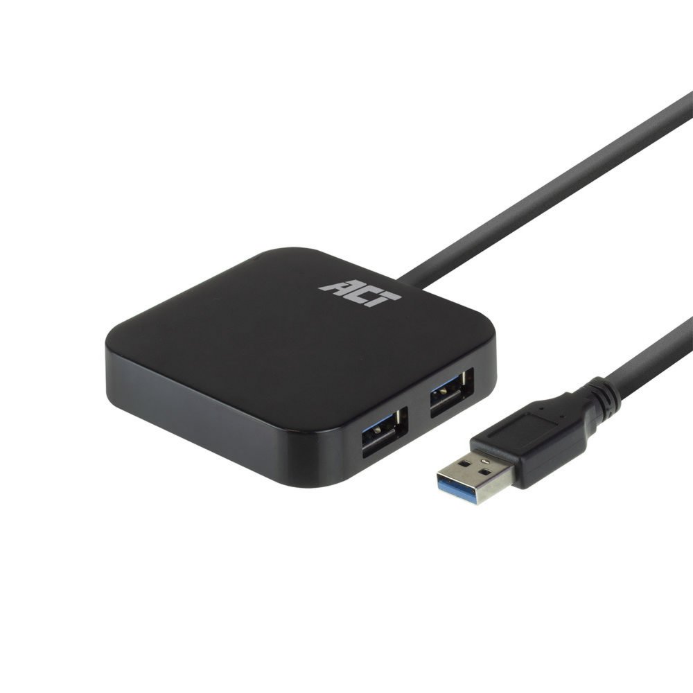 ACT AC6305 interface hub USB 3.2 Gen 1 (3.1 Gen 1) Type-A 5000 Mbit/s Zwart – 0