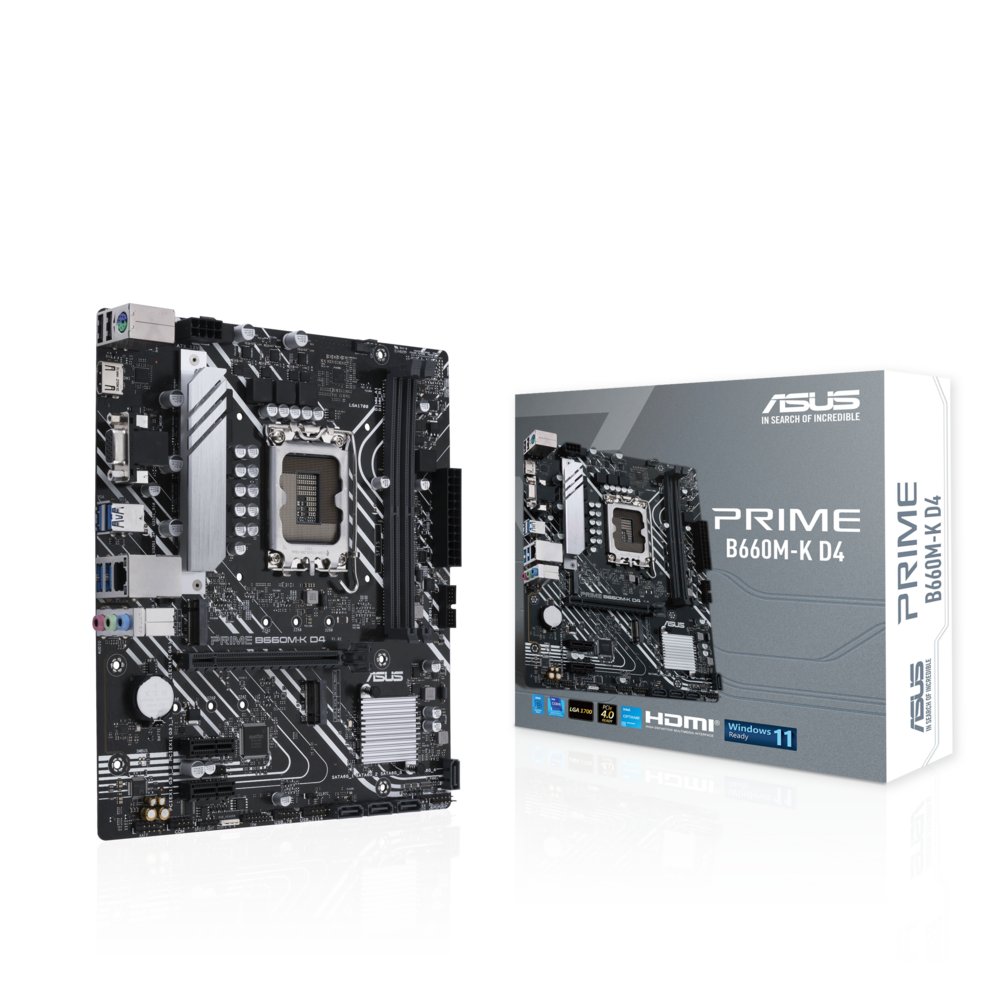 ASUS PRIME B660M-K D4 Intel B660 LGA 1700 micro ATX – 1