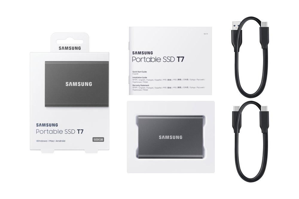 Samsung Portable SSD T7 500 GB Grijs – 11