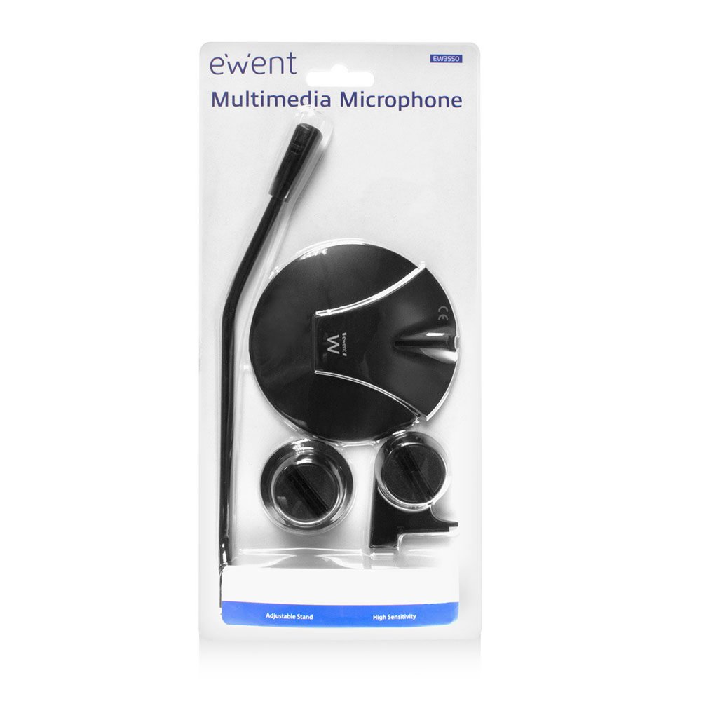 Ewent EW3550 microfoon Zwart PC-microfoon – 1
