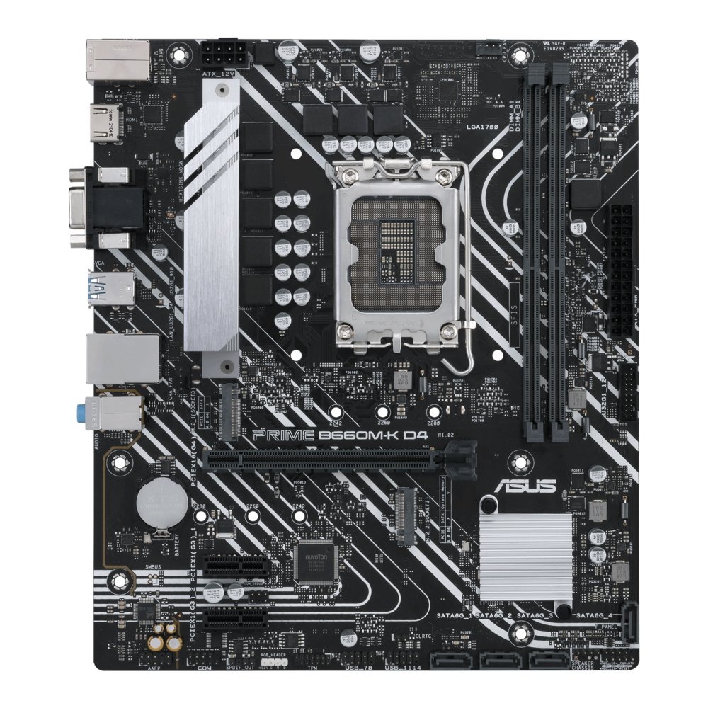 ASUS PRIME B660M-K D4 Intel B660 LGA 1700 micro ATX – 0