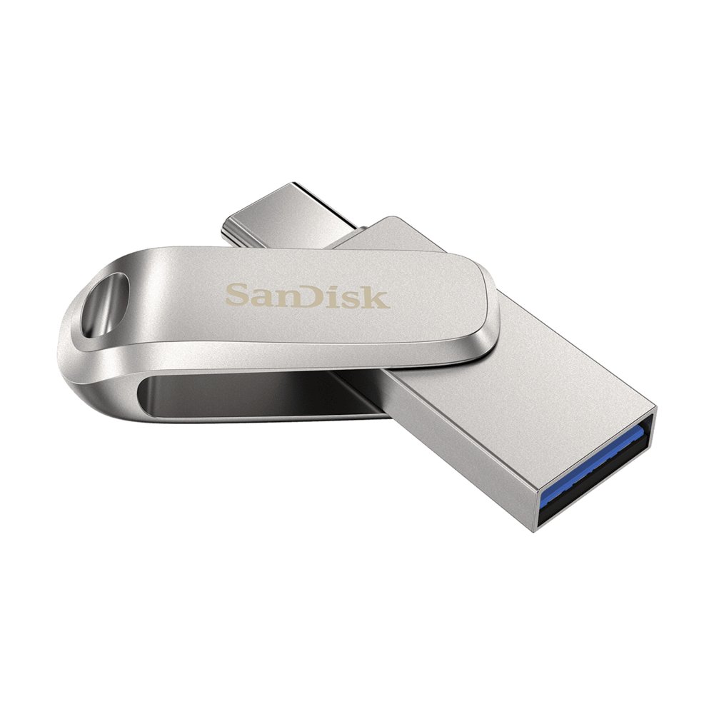 SanDisk Ultra Dual Drive Luxe USB flash drive 1000 GB USB Type-A / USB Type-C 3.2 Gen 1 (3.1 Gen 1) Roestvrijstaal – 2