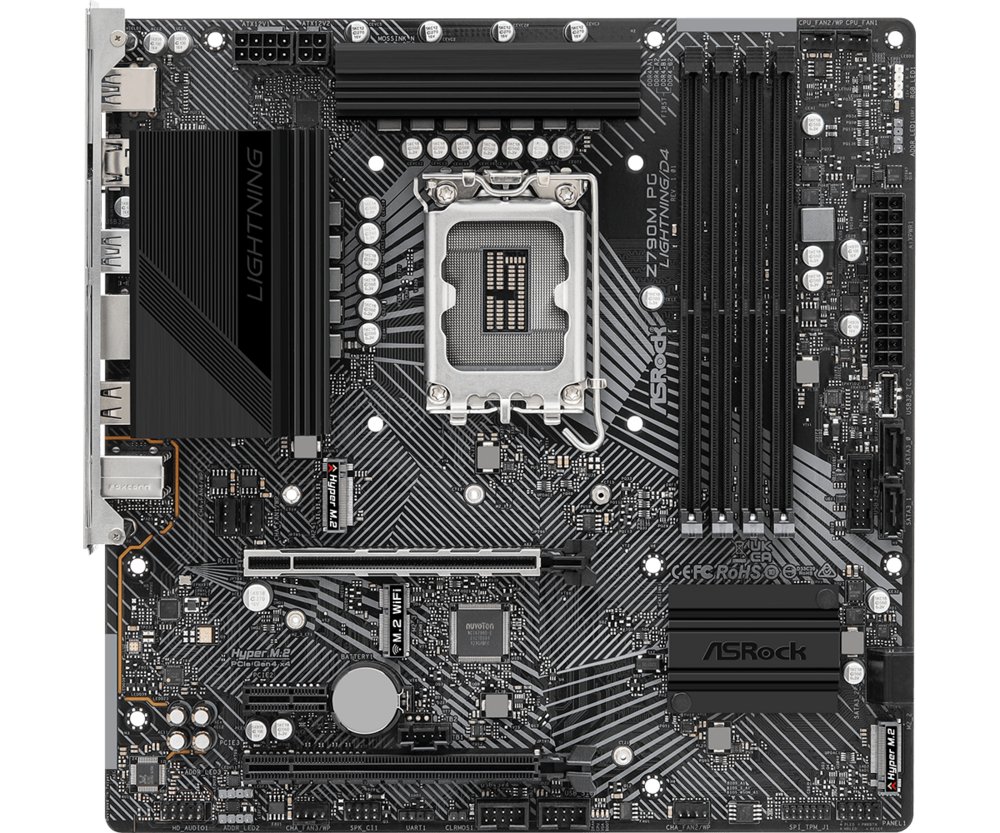 Asrock Z790M PG Lightning/D4 Intel Z790 LGA 1700 micro ATX – 2